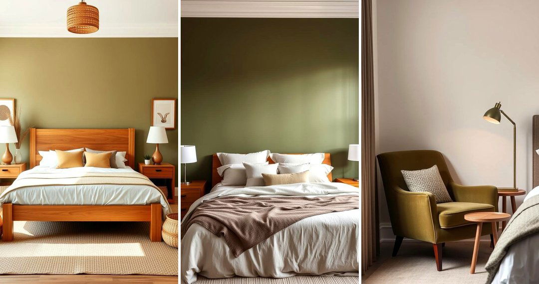24 Olive Green Bedroom Ideas for Nature-Inspired Retreats