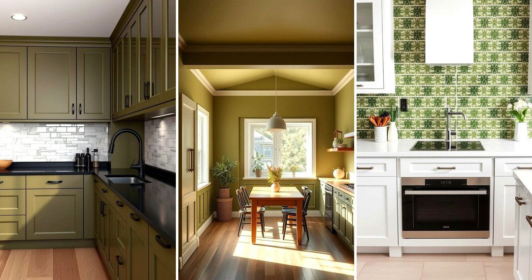 24 Olive Green Kitchen Ideas for Rich, Earthy Elegance