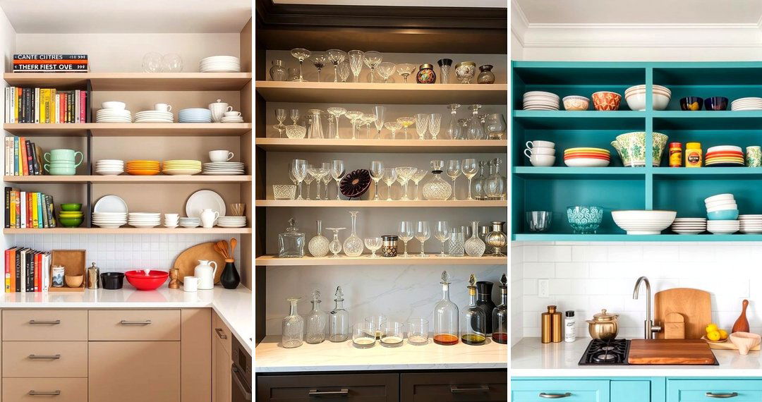 24 Open Shelving Kitchen Ideas for Airy Storage Solutions