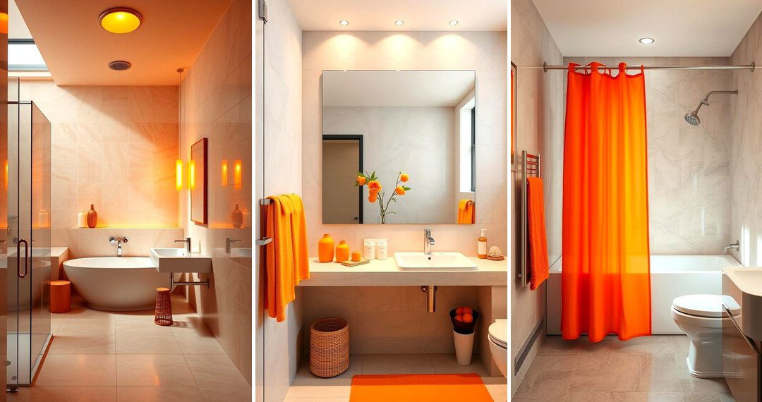 24 Orange Bathroom Ideas for Bold, Energizing Spaces