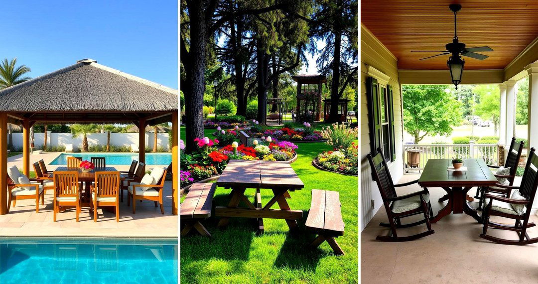 24 Outdoor Dining Area Ideas for Al Fresco Entertainment