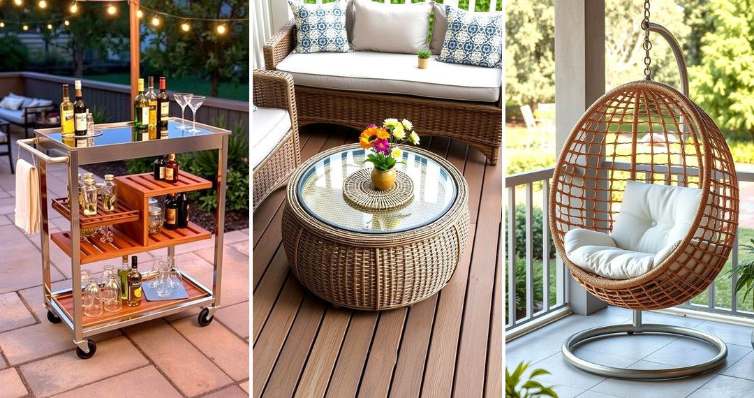 24 Outdoor Furniture Ideas: Durable and Stylish Designs