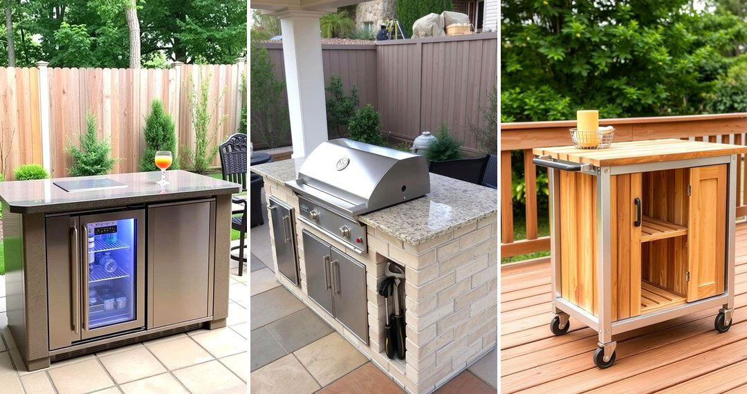 24 Innovative Outdoor Kitchen Island Design Concepts