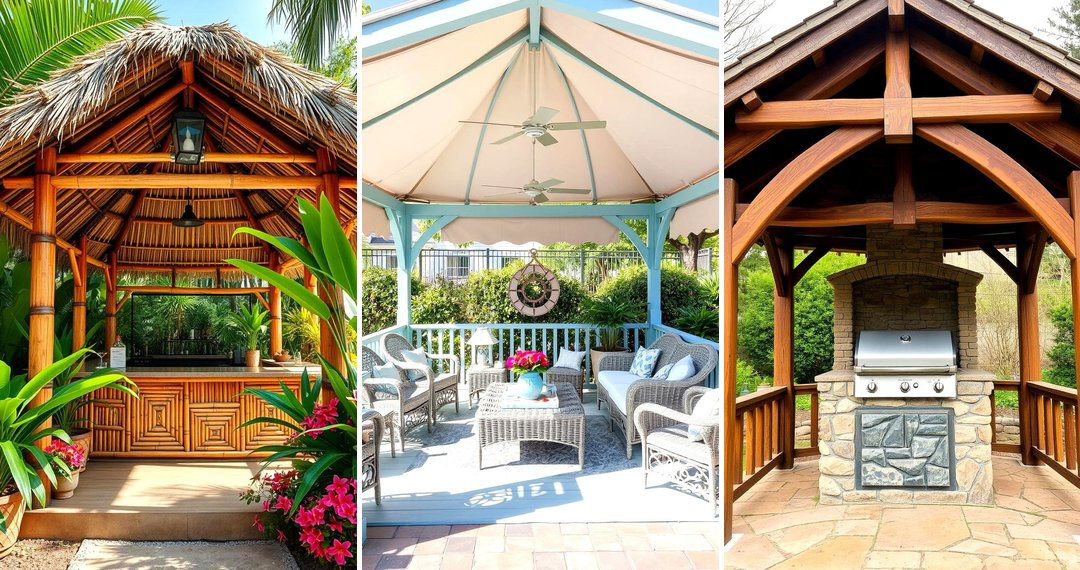 24 Outdoor Kitchen & Gazebo Ideas for Alfresco Entertainment