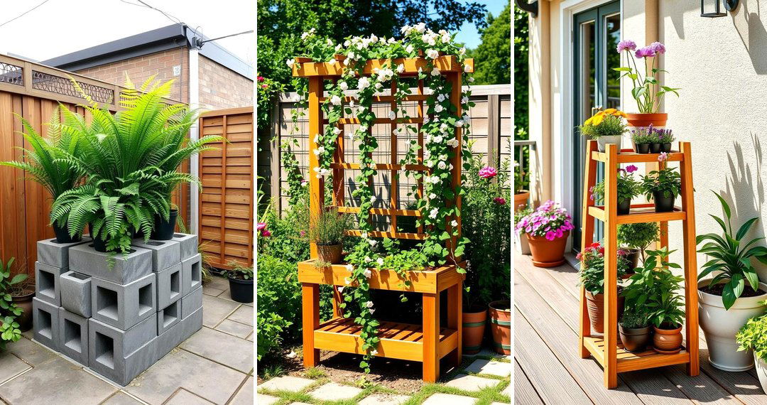 24 Outdoor Plant Stand Ideas