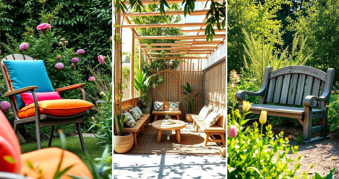 24 Outdoor Seating Ideas for Cozy and Inviting Entertainment Spaces