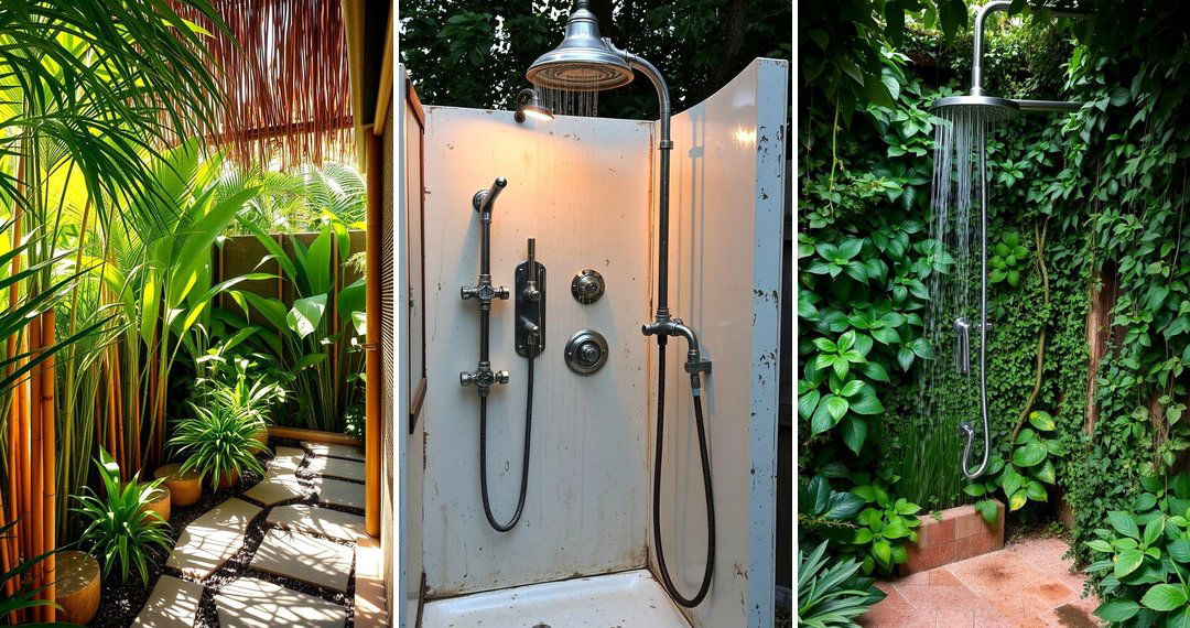 24 Refreshing Outdoor Shower Ideas for Your Backyard Oasis