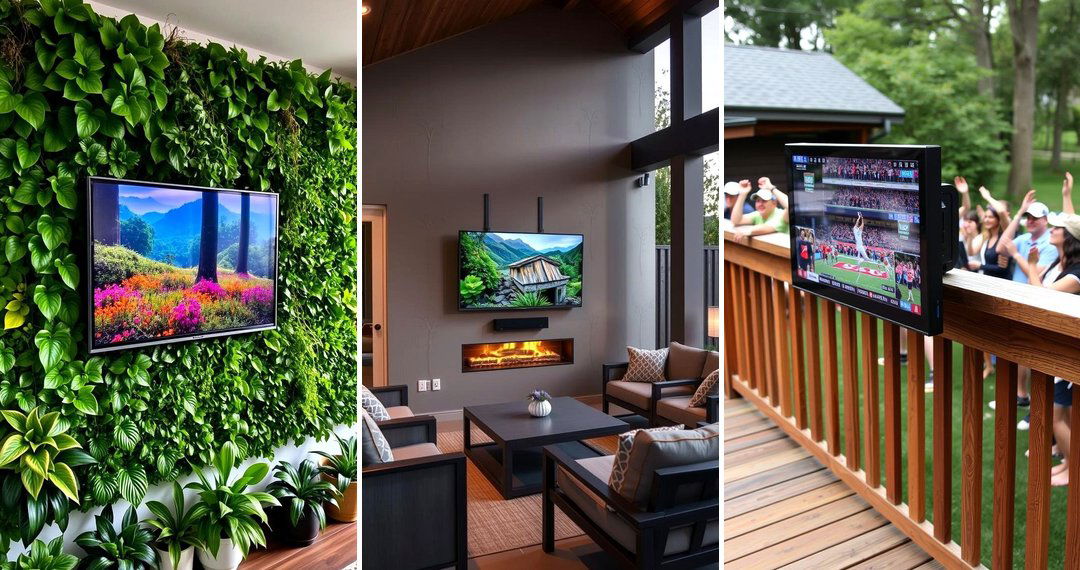 24 Outdoor TV Ideas to Upgrade Your Backyard Entertainment