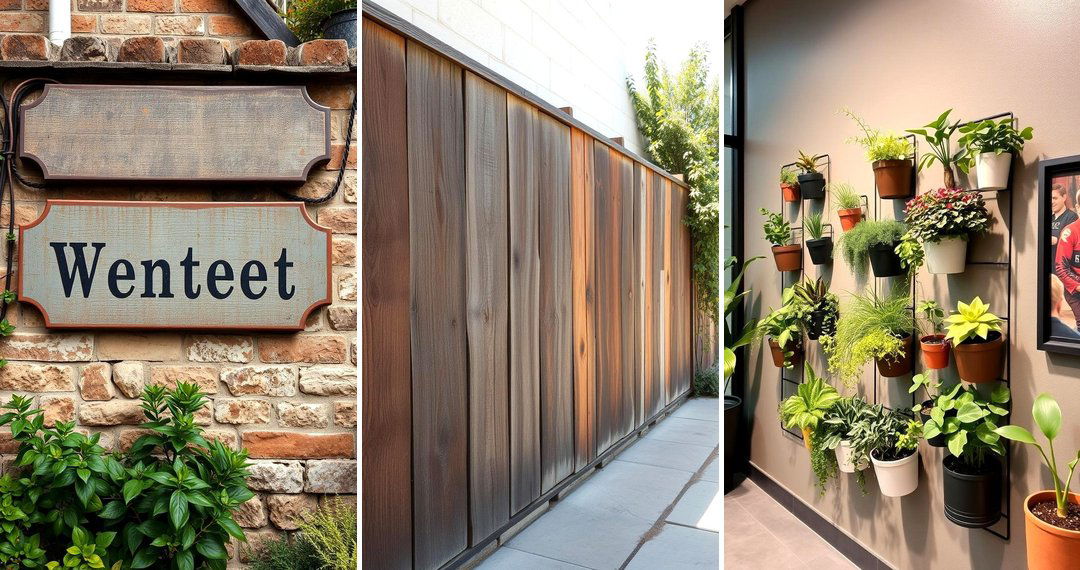 24 Inspiring Outdoor Wall Decor Ideas to Elevate Your Exterior