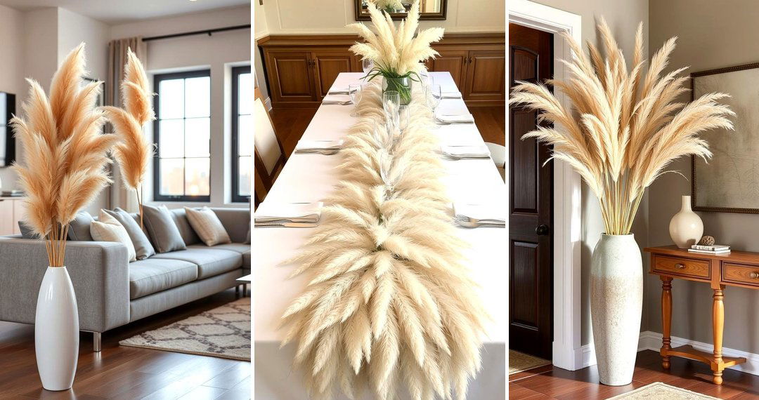 24 Pampas Grass Decor Ideas for Natural and Bohemian-Inspired Spaces