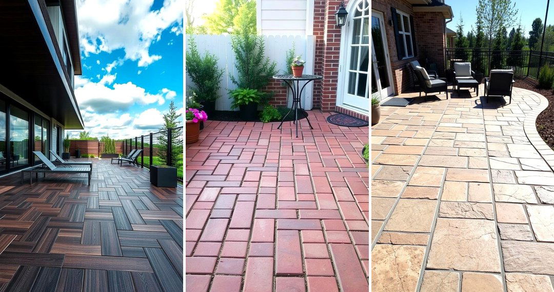 24 Durable Patio Flooring Options for Stylish Outdoor Spaces