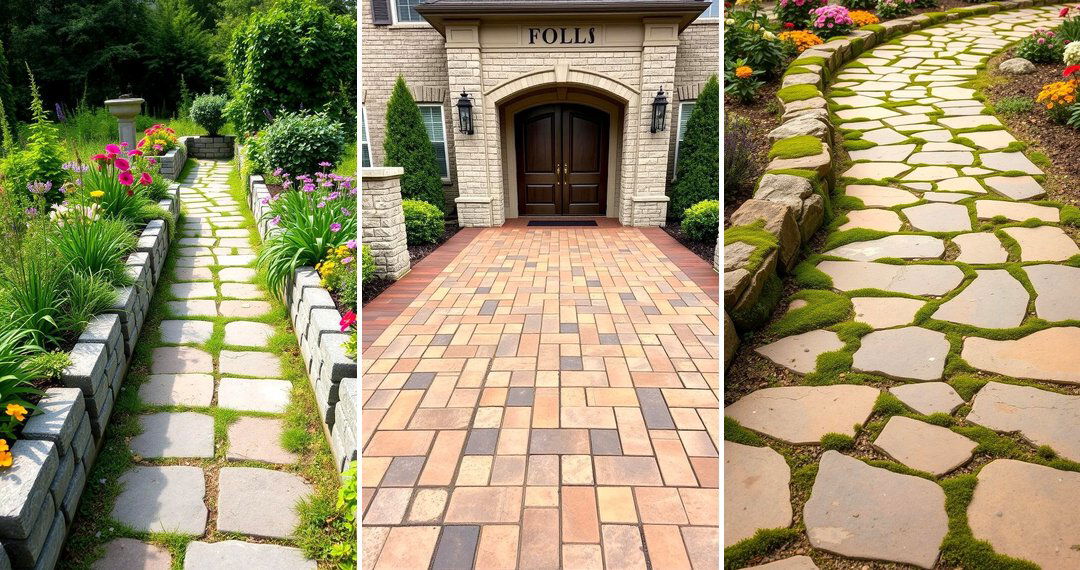 24 Stunning Paver Walkway Ideas for Outdoor Landscaping