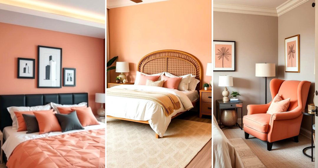 24 Soothing Peach Bedroom Ideas for a Calming Retreat