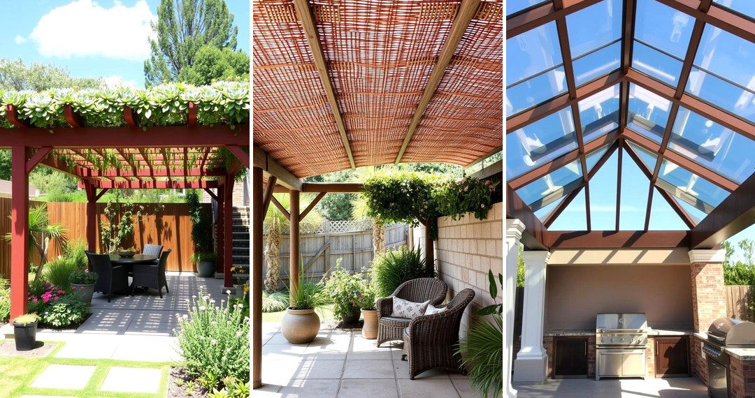 24 Pergola Roof Ideas to Enhance Your Outdoor Living Space
