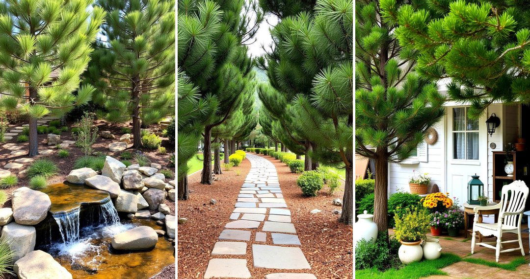 24 Pine Tree Landscape Ideas: Natural & Tranquil Gardens