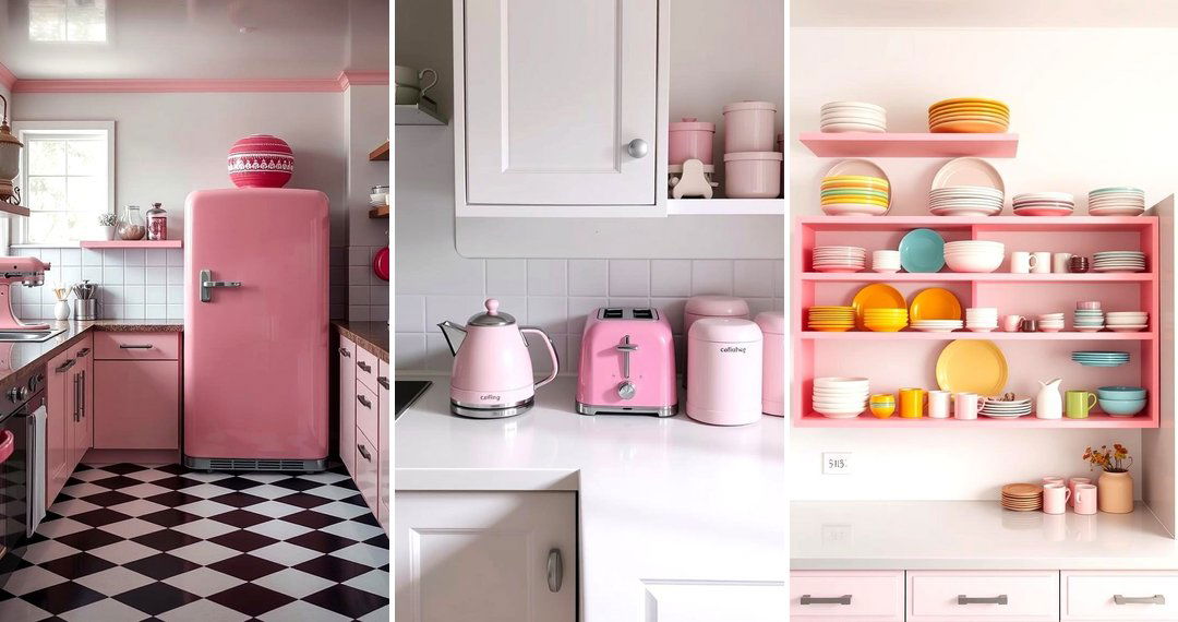 24 Vibrant Pink Kitchen Ideas for a Fresh and Playful Look