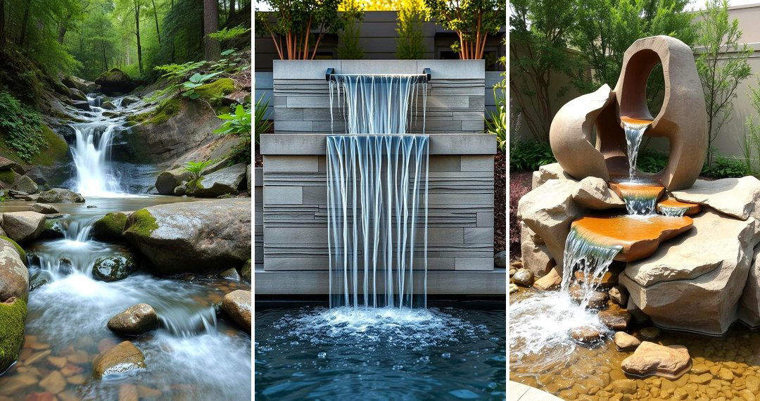 24 Pondless Waterfall Designs for Low-Maintenance Beauty