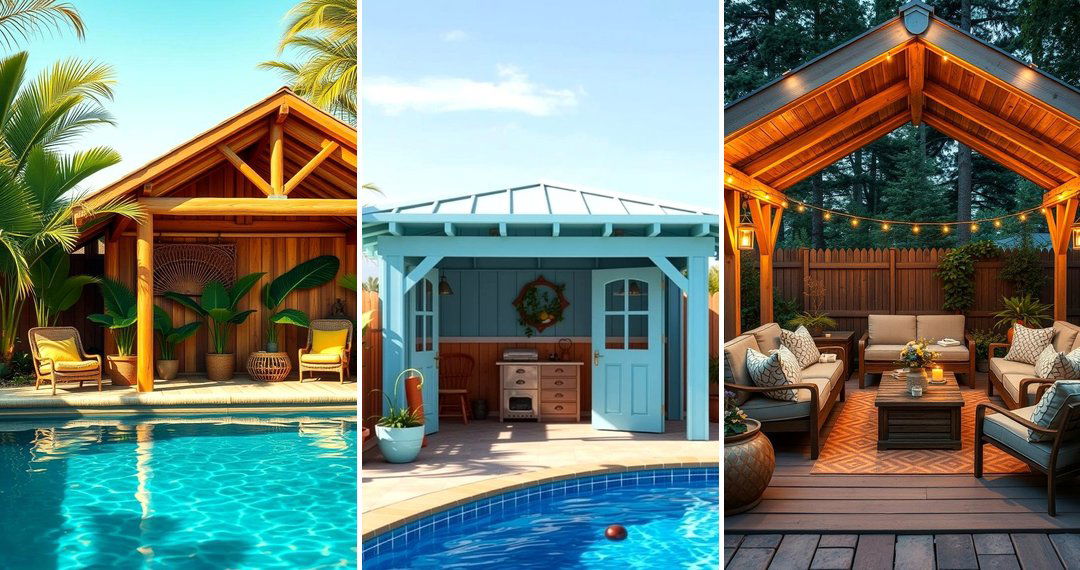 24 Pool Shed Ideas for Organized Outdoor Storage
