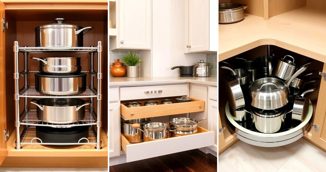 24 Pots and Pans Storage Ideas to Maximize Kitchen Space