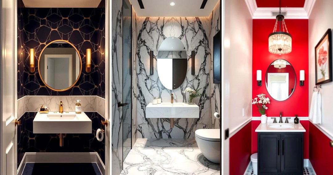 24 Stylish Powder Room Ideas to Maximize Compact Spaces