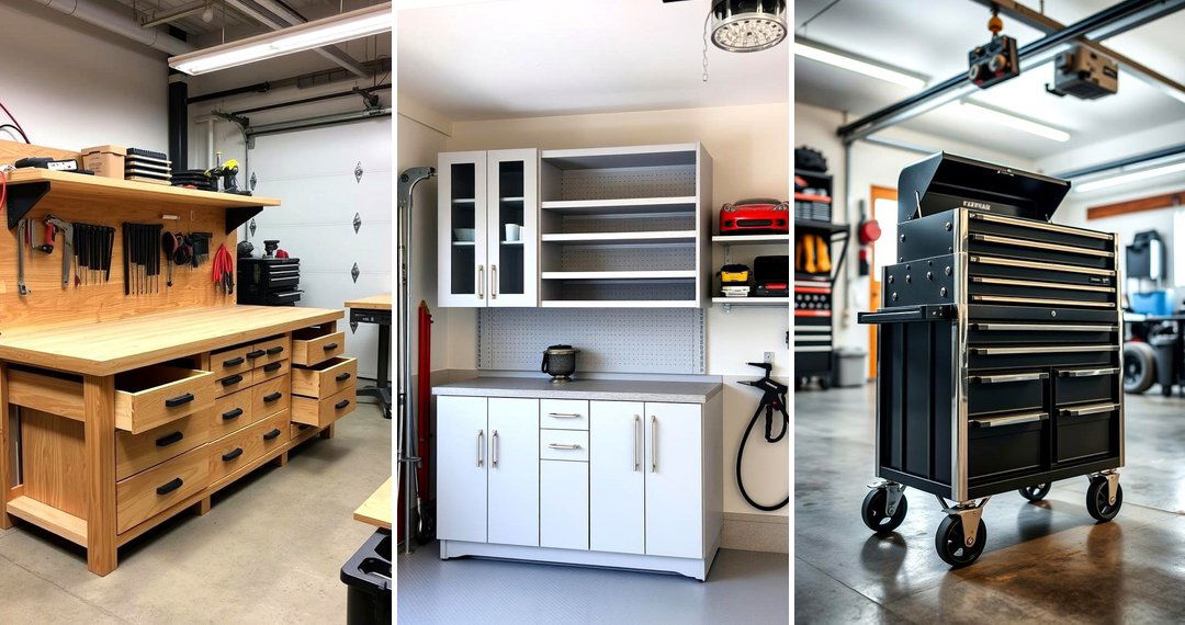 24 Power Tool Storage Ideas for Organized Workshops & Garages