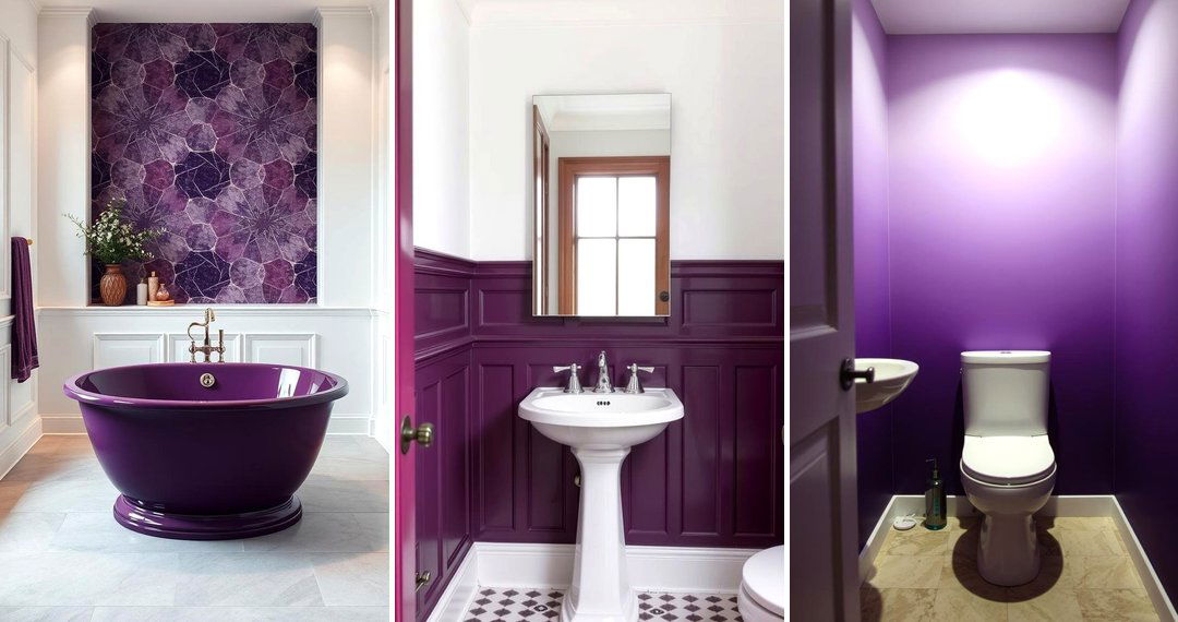 24 Purple Bathroom Ideas for Dramatic yet Serene Spaces