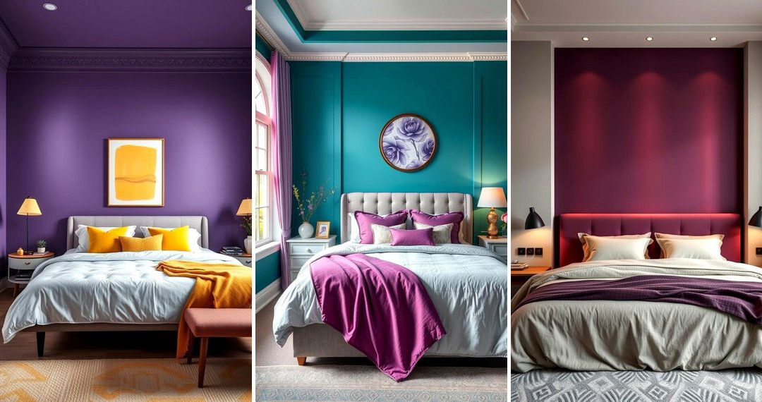 24 Serene Purple Bedroom Decor Ideas for Relaxing Retreats