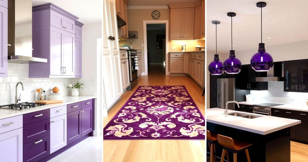 24 Bold Purple Kitchen Ideas for Vibrant Spaces