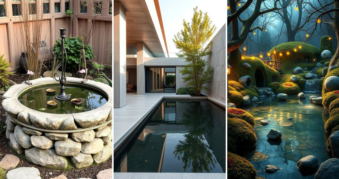 24 Serene Raised Garden Pond Design Concepts