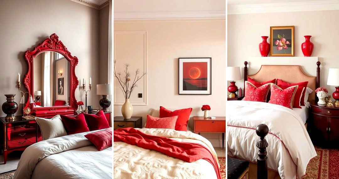 24 Red Bedroom Ideas for Bold & Cozy Retreats