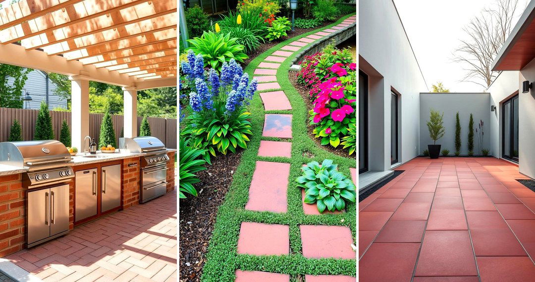 24 Red Paver Patio Ideas to Transform Outdoor Living Spaces