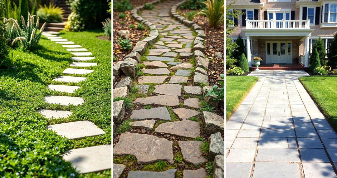 24 Natural Rock Walkway Ideas for Beautiful Garden Pathways