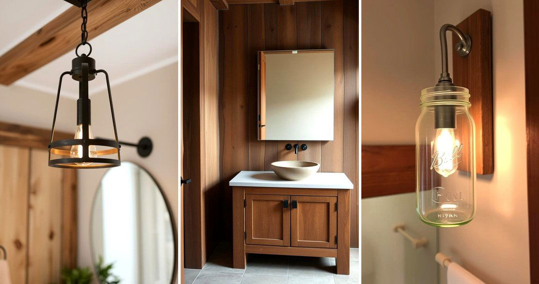 24 Rustic Bathroom Ideas with Natural Stone & Wood Accents