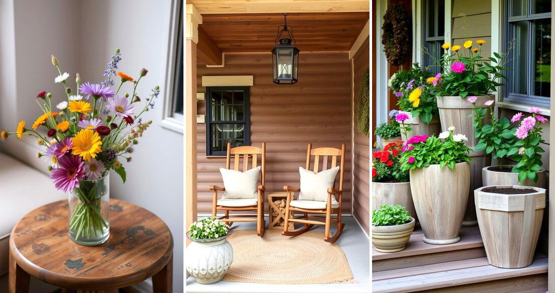 24 Rustic Front Porch Ideas: Cozy Outdoor Entryway Designs