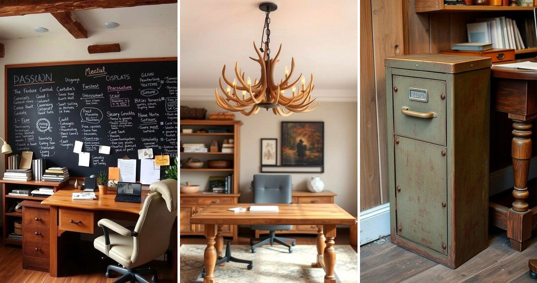 24 Rustic Home Office Ideas: Warm Workspace Inspiration