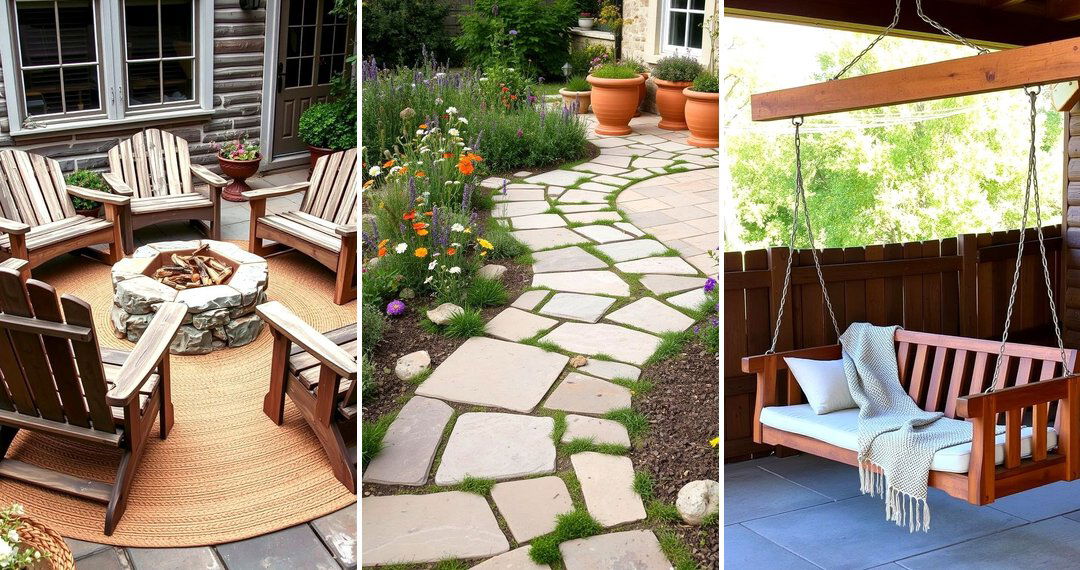 24 Inviting Rustic Patio Ideas for Charming Outdoor Entertaining
