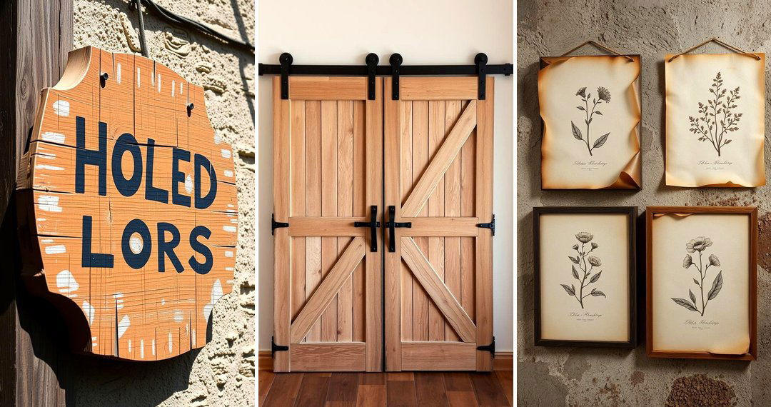 24 Rustic Wall Decor Ideas: Farmhouse Chic Accents