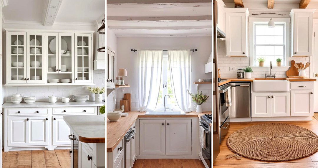 24 Rustic White Kitchen Ideas for Timeless Farmhouse Charm