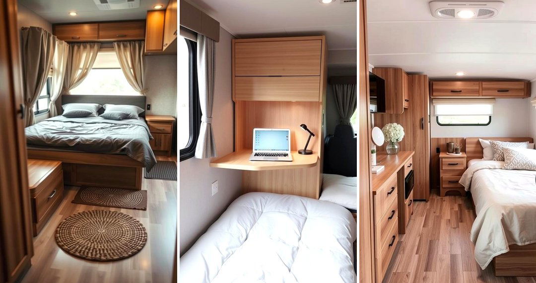 24 RV Bedroom Ideas Maximizing Compact Living Spaces