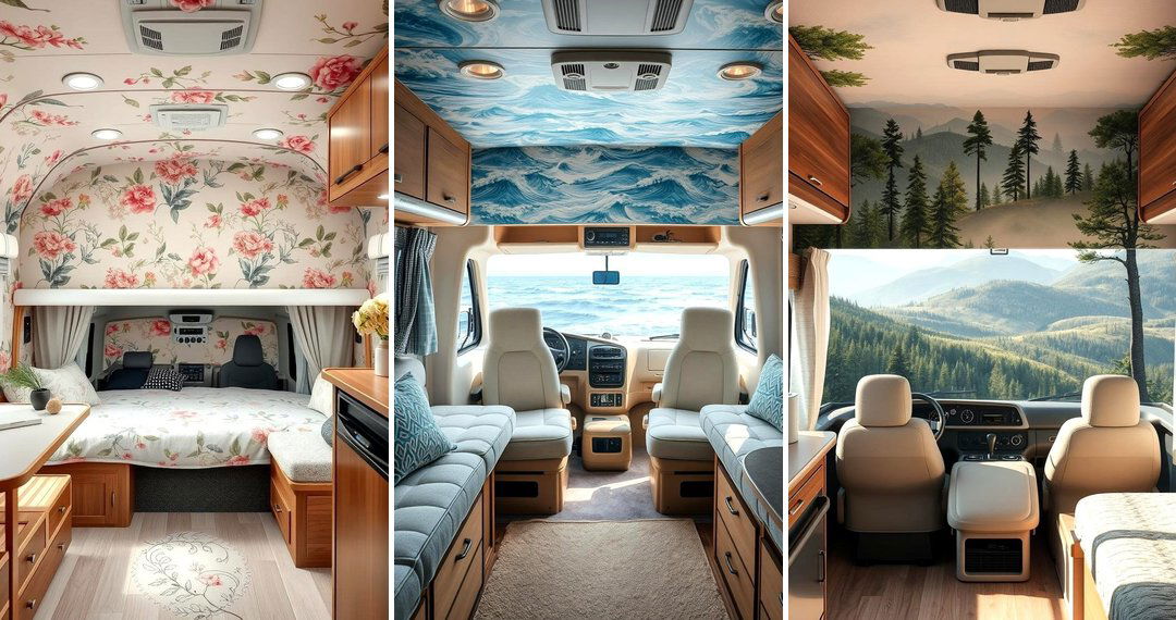 24 RV Wallpaper Ideas for Mobile Home Personalization