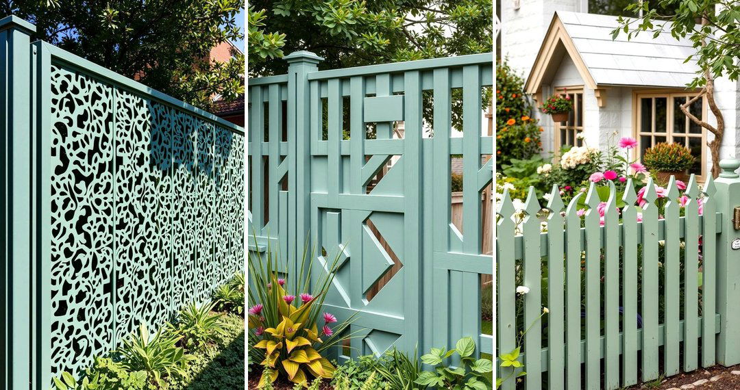 24 Sage Green Garden Fence Ideas for Subtle Natural Style