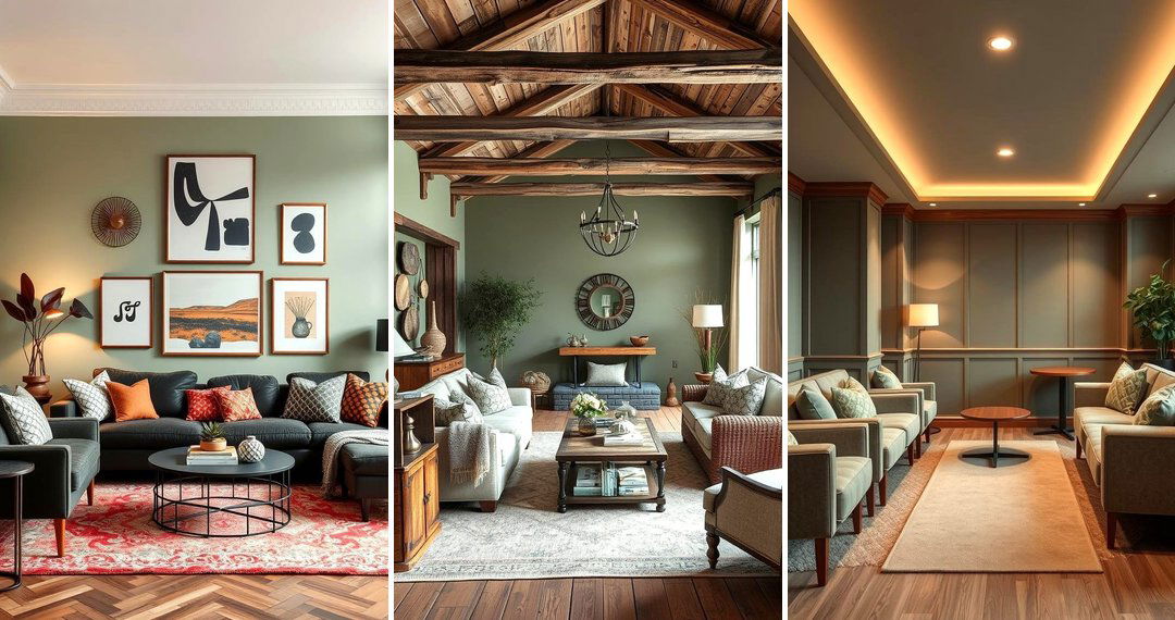 24 Serene Sage Green Living Room Ideas for Calming Interiors