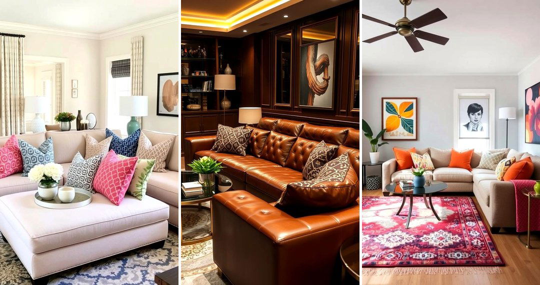 24 Sectional Living Room Ideas for Modern Comfort