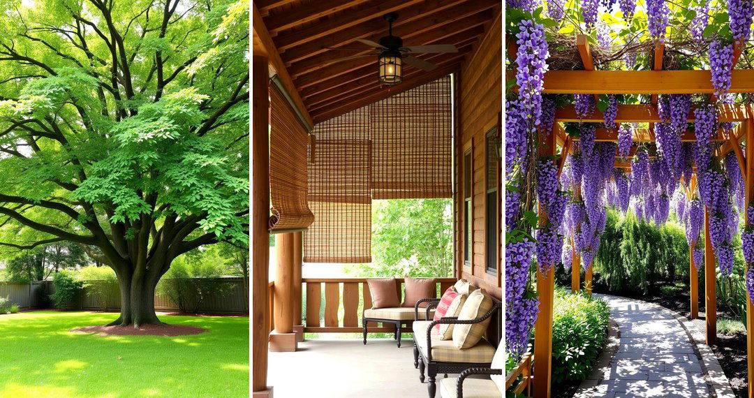 24 Shade Ideas for Outdoor Living Spaces & Cozy Gardens