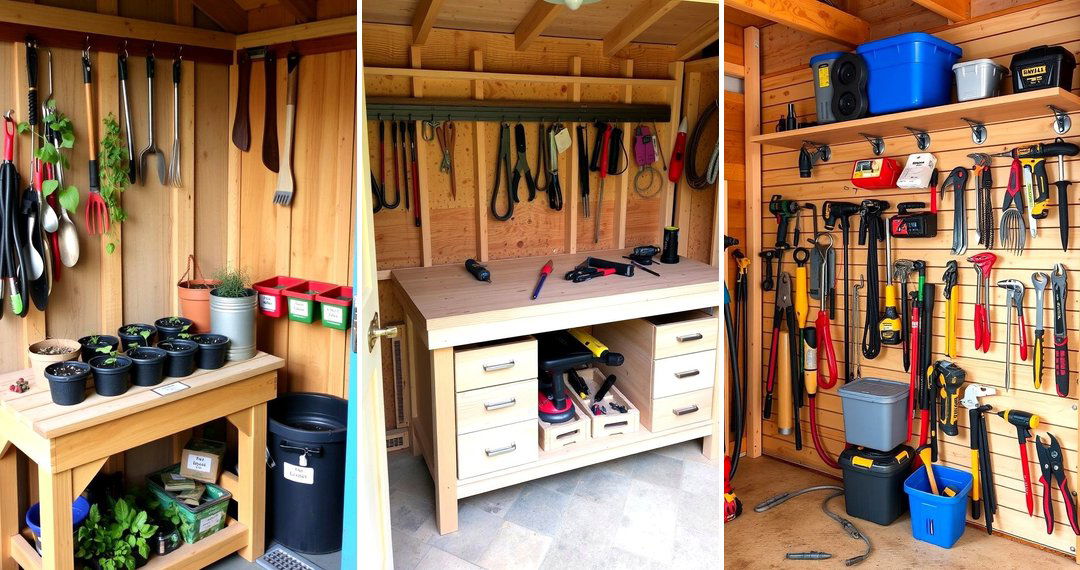 24 Shed Organization Ideas to Maximize Storage Space