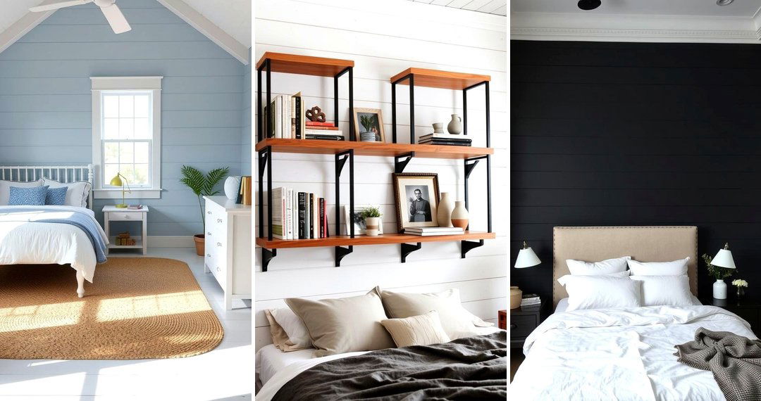 24 Shiplap Bedroom Ideas for Rustic or Contemporary Style