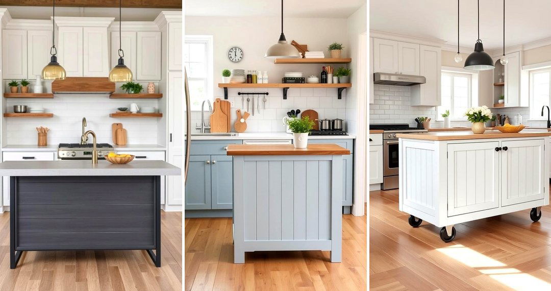 24 Shiplap Kitchen Island Ideas for Farmhouse Charm