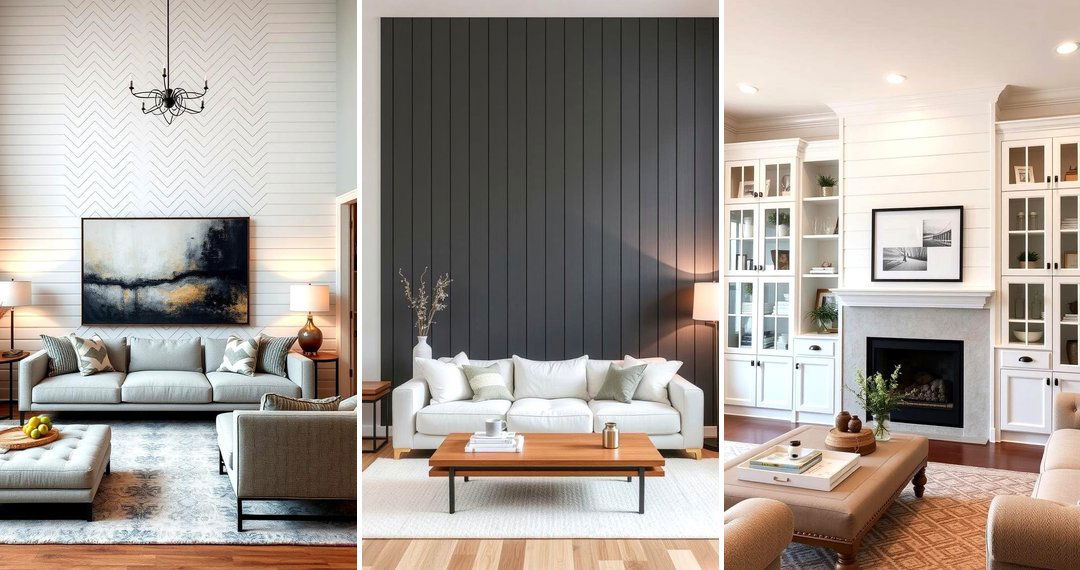 24 Shiplap Living Room Ideas for a Cozy and Chic Space