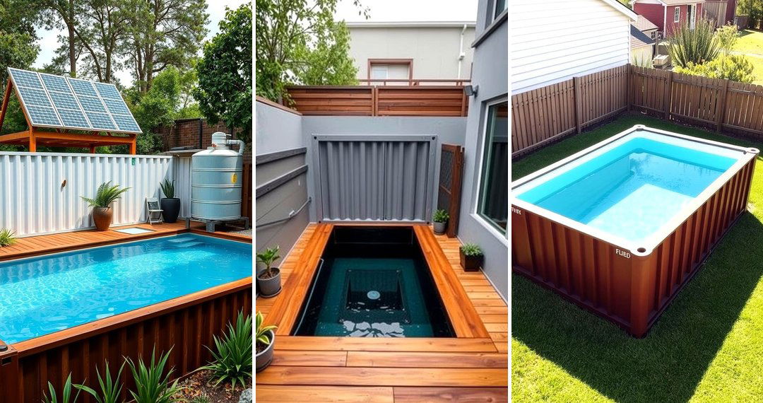 24 Shipping Container Pool Ideas for Backyard Luxury