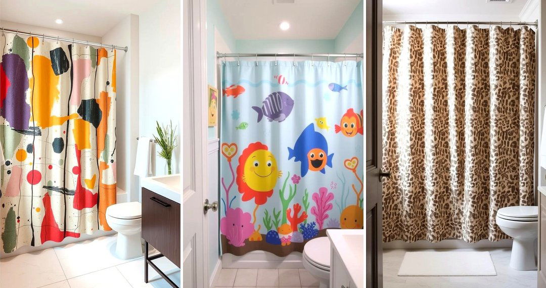 24 Shower Curtain Ideas to Refresh Your Bathroom Décor